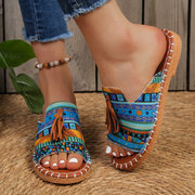 Women's Sandals Tassel Strap Slip On Casual Style